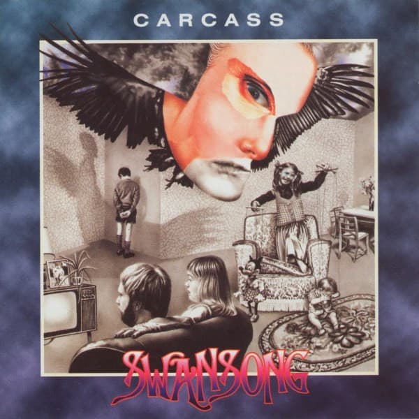 Cover: CARCASS – Swansong-30th Anniversary (Yellow Red Merge Vinyl)