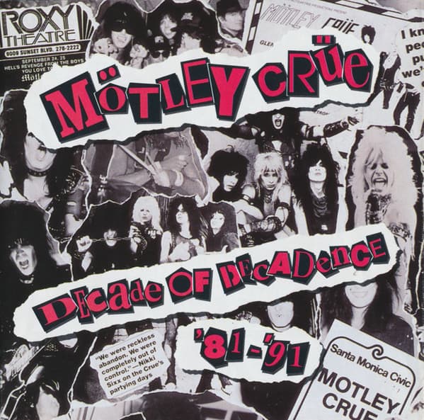 Cover: MOTLEY CRUE – Decade of Decadence 81-91